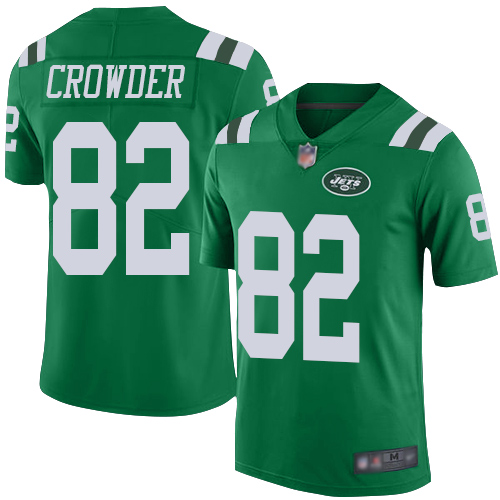 New York Jets Limited Green Men Jamison Crowder Jersey NFL Football #82 Rush Vapor Untouchable